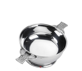 Celtic Heart Scottish Quaich With Celtic Heart Handles 3" Bowl Cup of Friendship Ideal Gift