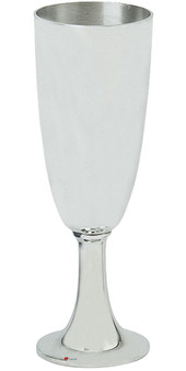 Plain Pewter Goblet Classic Wedding Toasting Flute Champagne 7" Ideal Gift