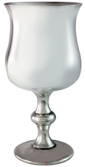 Stemmed Goblet Pewter Tulip Georgian Shape Medieval Wine Glass 5" Ideal Gift