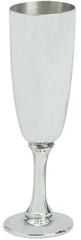 Plain Pewter Goblet Classic Wedding Toasting Flute Champagne 6" Ideal Gift