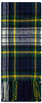 Gordon Dress Modern Tartan Plaid 100% Lambswool Clan Scarf Made in Scotland