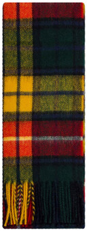 Buchanan Modern Tartan Plaid 100% Lambswool Clan Scarf Made in Scotland