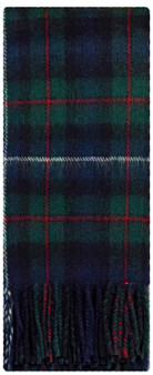 Robertson Hunting Modern Tartan Plaid 100% Lambswool Clan Scarf Made in Scotland