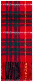 Bruce Modern Tartan Plaid 100% Lambswool Clan Scarf Made in Scotland