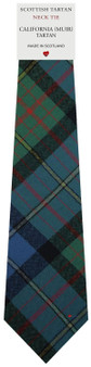 Mens All Wool Tie Woven Scotland - California Muir USA Tartan