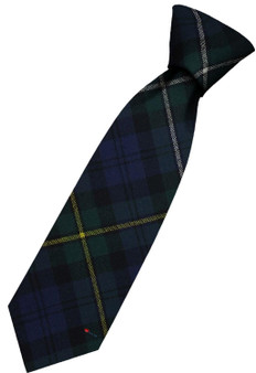 Mens All Wool Tie Woven Scotland - Campbell of Loudoun Modern Tartan