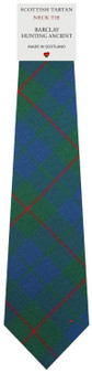 Mens All Wool Tie Woven Scotland - Barclay Hunting Ancient Tartan