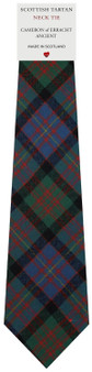 Mens All Wool Tie Woven Scotland - Cameron of Erracht Ancient Tartan