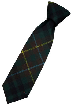 Mens All Wool Tie Woven Scotland - Buchanan Hunting Modern Tartan