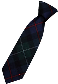 Mens All Wool Tie Woven Scotland - Campbell of Cawdor Modern Tartan