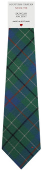 Mens All Wool Tie Woven Scotland - Duncan Ancient Tartan