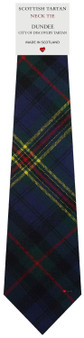 Mens All Wool Tie Woven Scotland - Dundee City of Discovery Tartan