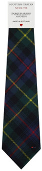 Mens All Wool Tie Woven Scotland - Farquharson Modern Tartan