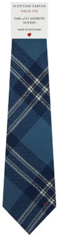 Mens All Wool Tie Woven Scotland - Earl of St Andrews Modern Tartan