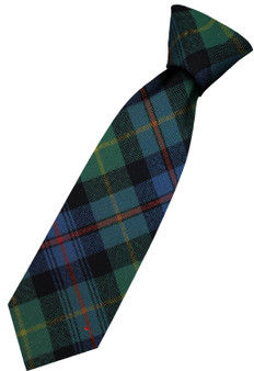 Mens All Wool Tie Woven Scotland - Farquharson Ancient Tartan