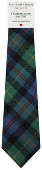 Mens All Wool Tie Woven Scotland - Farquharson Ancient Tartan