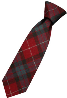 Mens All Wool Tie Woven Scotland - Fraser Dress Weathered Tartan