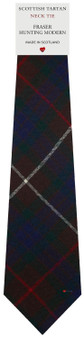 Mens All Wool Tie Woven Scotland - Fraser Hunting Modern Tartan