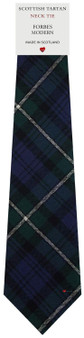 Mens All Wool Tie Woven Scotland - Forbes Modern Tartan