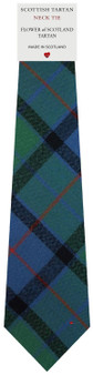 Mens All Wool Tie Woven Scotland - Flower Scotland Tartan