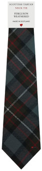 Mens All Wool Tie Woven Scotland - Ferguson Weathered Tartan