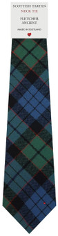 Mens All Wool Tie Woven Scotland - Fletcher Ancient Tartan