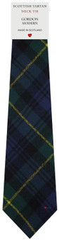 Mens All Wool Tie Woven Scotland - Gordon Modern Tartan
