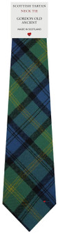 Mens All Wool Tie Woven Scotland - Gordon Old Ancient Tartan