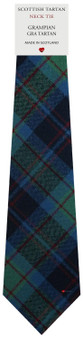 Mens All Wool Tie Woven Scotland - Grampian District Tartan