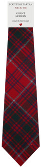 Mens All Wool Tie Woven Scotland - Grant Modern Tartan