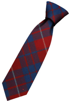 Mens All Wool Tie Woven Scotland - Hamilton Ancient Tartan