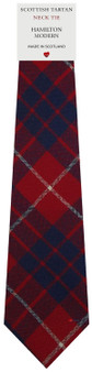 Mens All Wool Tie Woven Scotland - Hamilton Modern Tartan