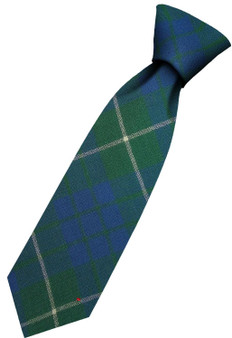 Mens All Wool Tie Woven Scotland - Hamilton Hunting Ancient Tartan