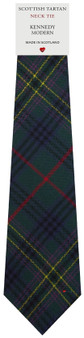 Mens All Wool Tie Woven Scotland - Kennedy Modern Tartan