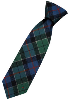 Mens All Wool Tie Woven Scotland - Leslie Hunting Ancient Tartan