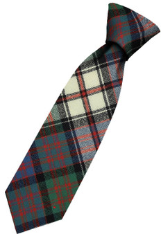 Mens All Wool Tie Woven Scotland - MacDonald Dress Ancient Tartan