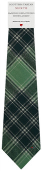 Mens All Wool Tie Woven Scotland - MacDonald Lord Of The Isles Hunting Ancient Tartan