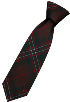 Mens All Wool Tie Woven Scotland - Scott Brown Modern Tartan