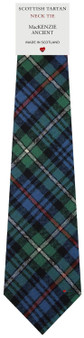 Mens All Wool Tie Woven Scotland - MacKenzie Ancient Tartan