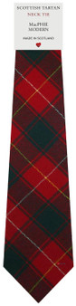 Mens All Wool Tie Woven Scotland - MacPhie Modern Tartan