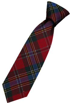 Mens All Wool Tie Woven Scotland - MacLean of Duart Modern Tartan