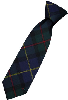 Mens All Wool Tie Woven Scotland - MacLeod of Harris Modern Tartan