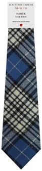 Mens All Wool Tie Woven Scotland - Napier Modern Tartan