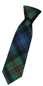 Boys Pure Wool Tie Woven Scotland - Robertson Hunting Ancient Tartan