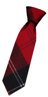 Boys Pure Wool Tie Woven Scotland - Ramsay Modern Tartan