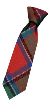 Boys Pure Wool Tie Woven Scotland - Sinclair Ancient Tartan