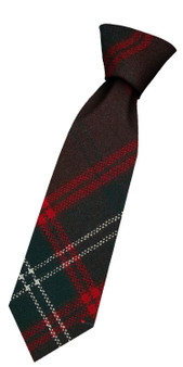 Boys Pure Wool Tie Woven Scotland - Seton Hunting Modern Tartan