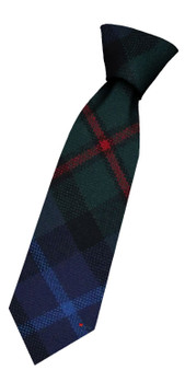 Boys Pure Wool Tie Woven Scotland - Smith Modern Tartan