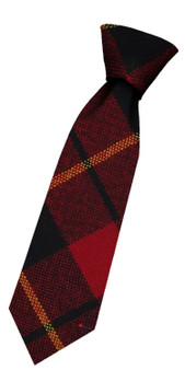 Boys Pure Wool Tie Woven Scotland - Wallace Modern Tartan