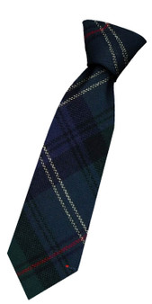 Boys Pure Wool Tie Woven Scotland - Urquhart Modern Tartan